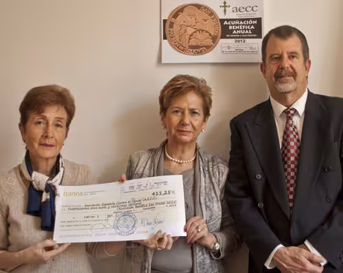 IV ANNUAL SAN FRUTOS BENEFIT COIN STRIKING - 411 euros FOR THE AECC