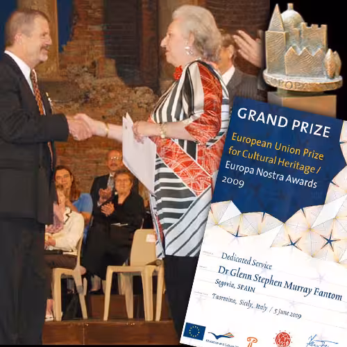 GLENN MURRAY RECEIVES THE GRAND PRIZE EUROPA NOSTRA AWARD