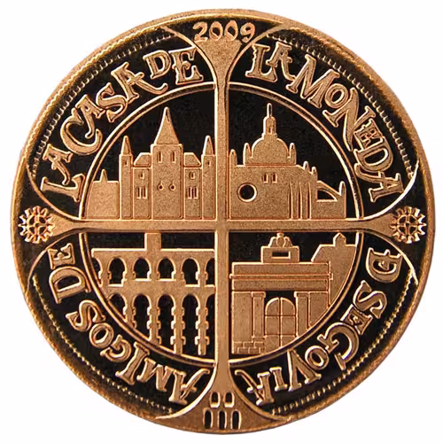 FIRST STRIKING NEW MEDAL ON 2nd MINT DAY - 4 MONUMENTS
