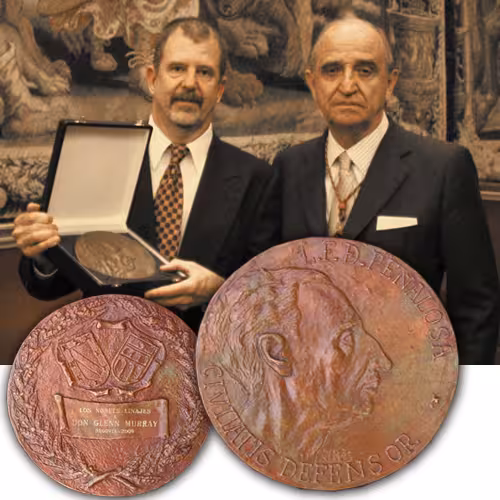 MURRAY AWARDED THE 5th PE&NtildeALOSA MEDAL - NOBLE LINEAGE