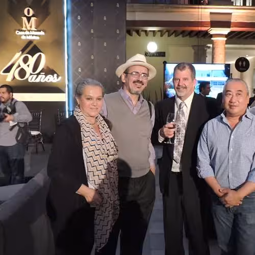 The Association present at the 480th anniversary celebration of the Mexico Mint