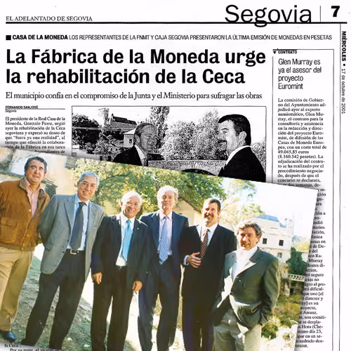 The Spanish National Mint launches in Segovia its new Segovia Mint Commemorative coins with a visit to the Mint included.
